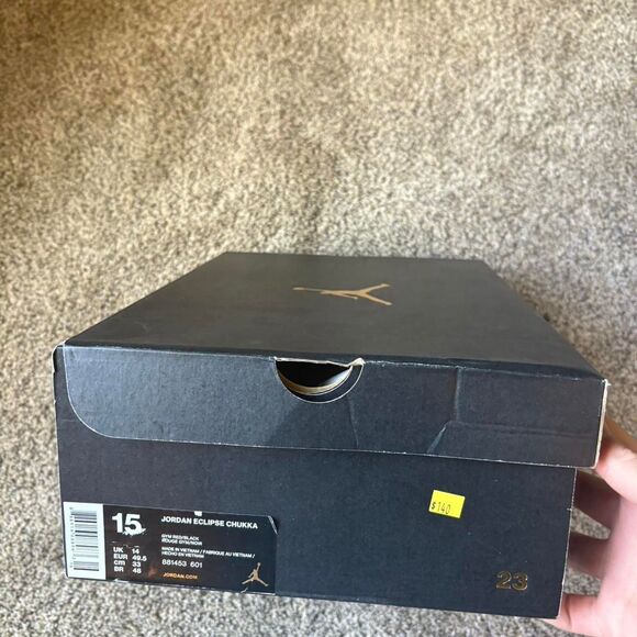 Nike Air Jordan Eclipse Chukka Red Woven Size 15 Men's - Picture 8 of 8